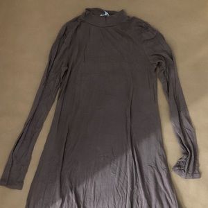 Tan Long Sleeve Dress